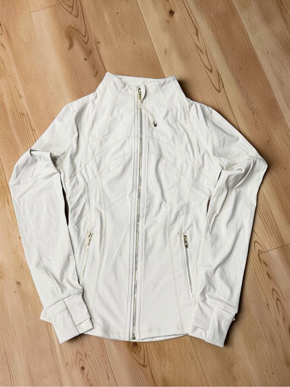 Lululemon Define Jacket + Leggings Set – Bone White Gold zipper – Brand New - Picture 2 of 5
